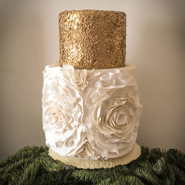 Christmas Gold Cake